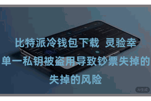 比特派冷钱包下载 灵验幸免了单一私钥被盗用导致钞票失掉的风险