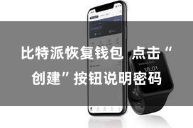 比特派恢复钱包 点击“创建”按钮说明密码