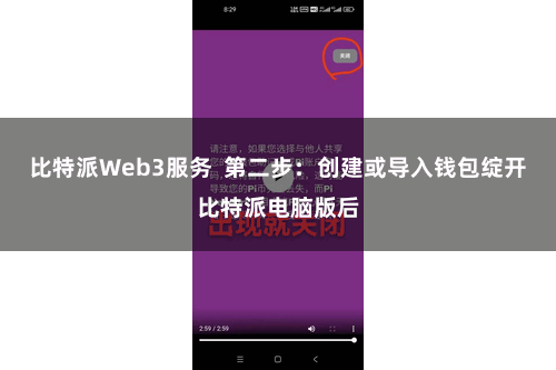 比特派Web3服务  第二步：创建或导入钱包绽开比特派电脑版后
