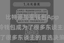 比特派加密钱包App  比特币冷钱包成为了很多东谈主的首选决策